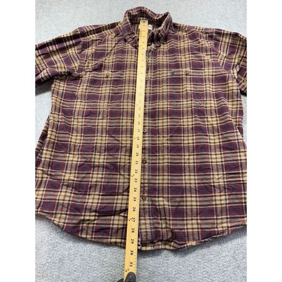 Carhartt Plaid Mens Button Down Long Sleeve Shirt Size XXL 2XL 100124‎ PRT - Picture 5 of 9